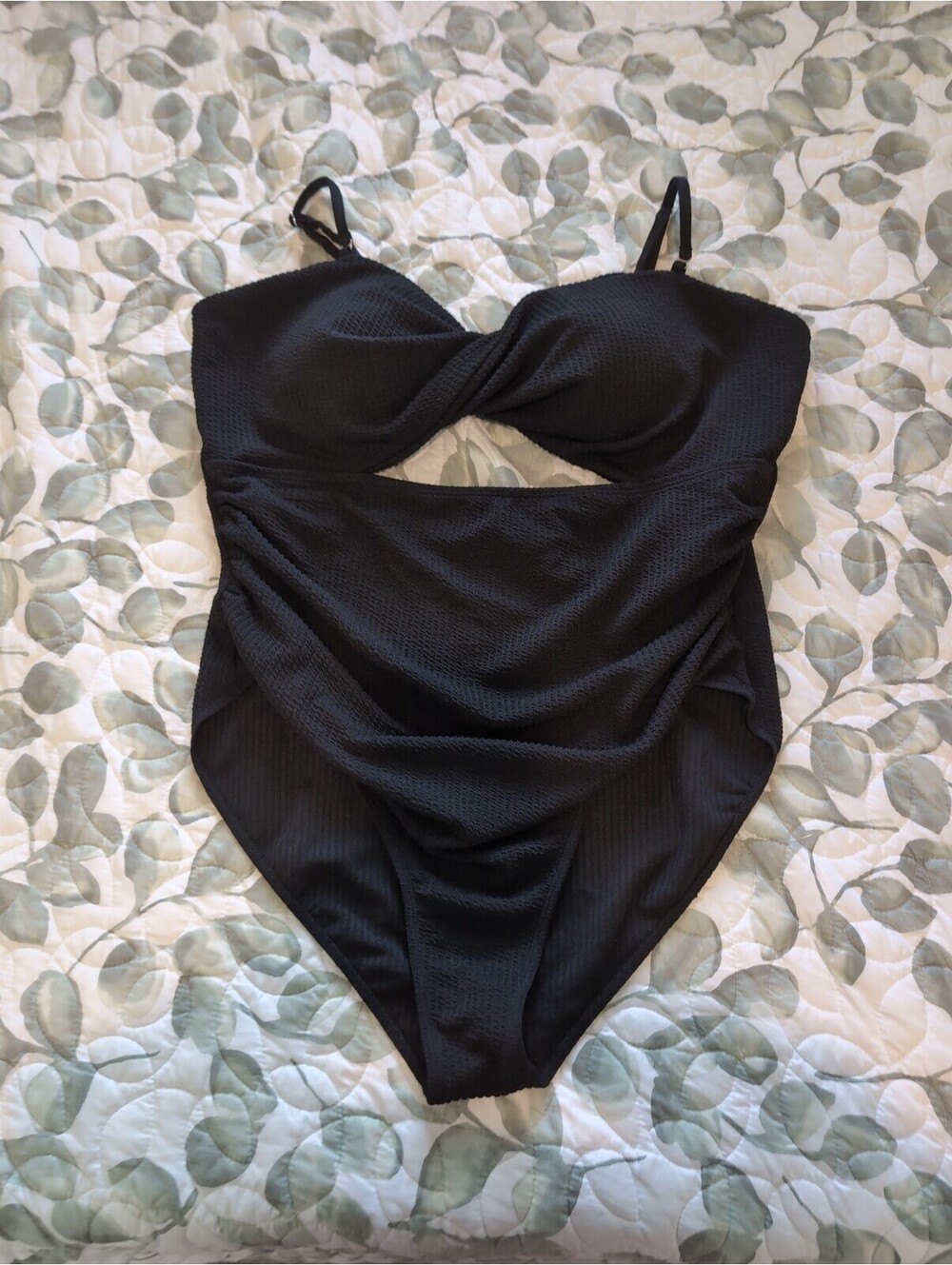 4X black one piece bathing suit swim bikini